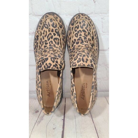 Artisan by Zigi Karine Cheetah Print Loafers Women's Size 8.5 - Picture 8 of 9